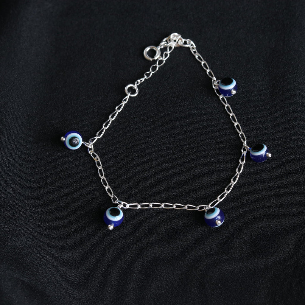 Single line Evil Eye Bracelet-2