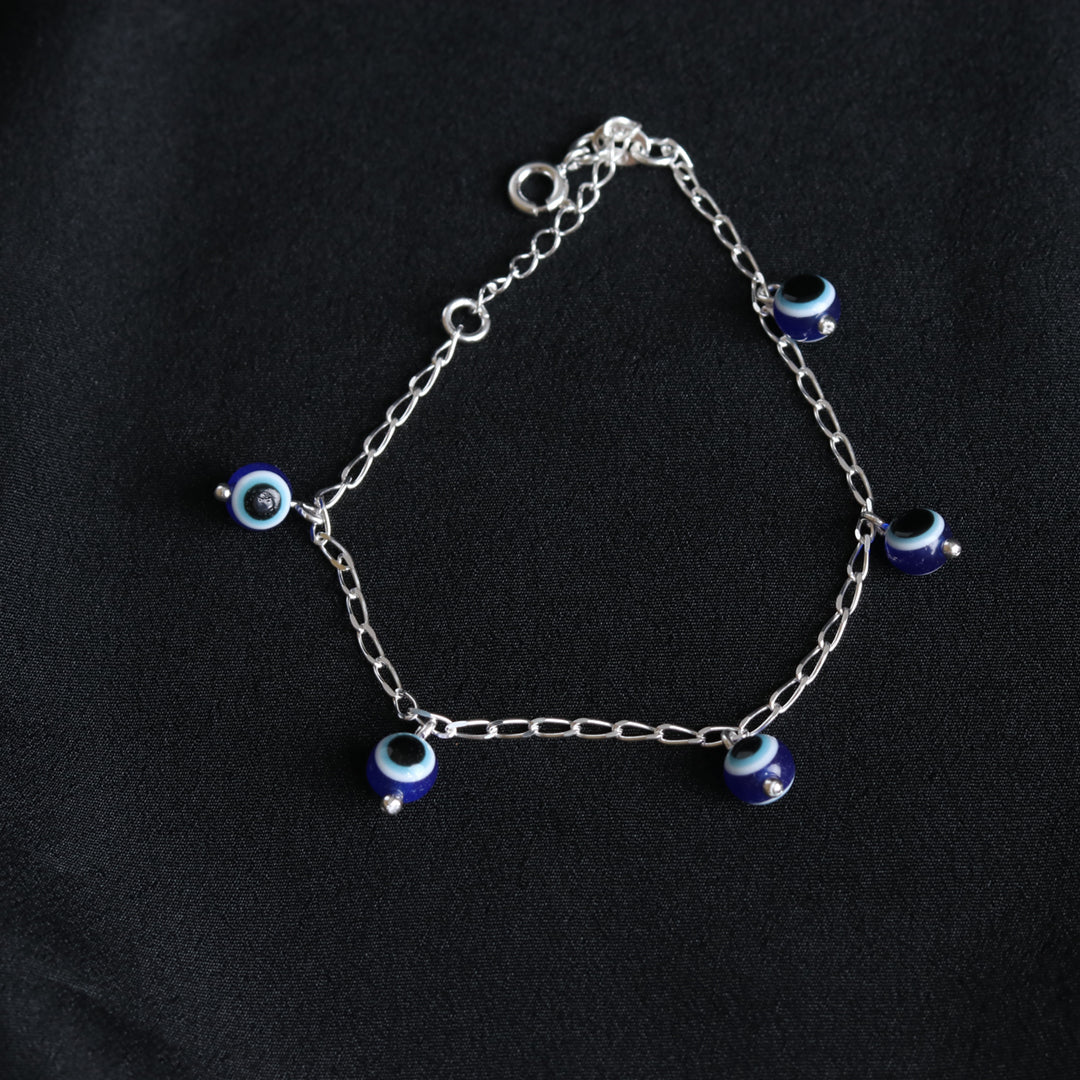 Single line Evil Eye Bracelet-2