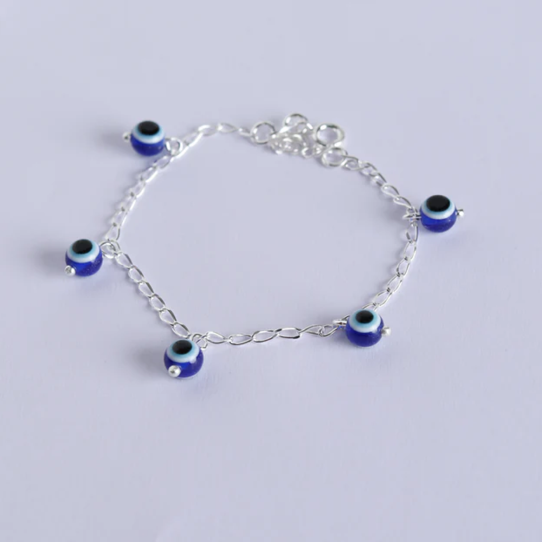 Single line Evil Eye Bracelet-3
